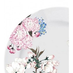 Prato Sobremesa 20cm Capri Floral Porcelana Germer
